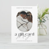 オーバル写真モダンギフト券 (スタンド正面)