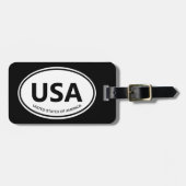 オーバル国カスタムコード車のステッカーロゴ ラゲッジタグ (正面横)