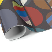 オーバル男らしストライプのハーフ ラッピングペーパー (ロールコーナー)