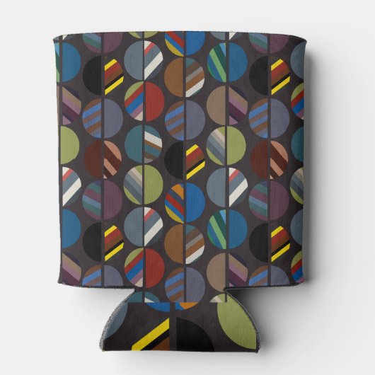 オーバル男らしストライプのハーフ 缶クーラー (裏面)