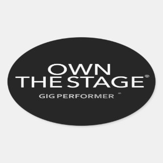 オーバルGPステッカー 楕円形シール