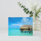オーバーウォーターバンガローはがき ポストカード (スタンド正面)