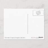 オーバーウォーターバンガローはがき ポストカード (裏面)