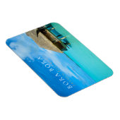 オーバーウォーターバンガローオンボラボラポリエンシア マグネット (右側)