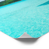 オーバーウォーターバンガローボラポスタープリント ポスター (角)