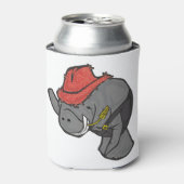 オーバーオールのカントリー・カウボーイ・マナティー 缶クーラー (缶正面)