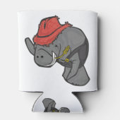 オーバーオールのカントリー・カウボーイ・マナティー 缶クーラー (裏面)