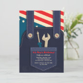 オーバーオールの招待状 招待状 (スタンド正面)