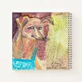 オーバーオールの犬ジギー ノートブック (裏面)