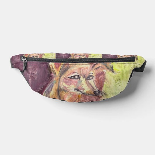 オーバーオールの犬ジギー ファニーパック (レイダウン)