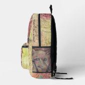 オーバーオールの犬ジギー プリントバックパック (右)