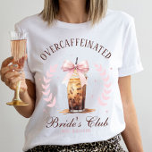 オーバーカフェイン新婦倶楽部 アイスコーヒー Tシャツ 〇〇さん