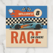 オーバーカーレースクールボーイズ誕生日 フェイバータグ (正面)