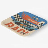 オーバーカーレースクールボーイズ誕生日 ペーパープレート (傾斜あり)