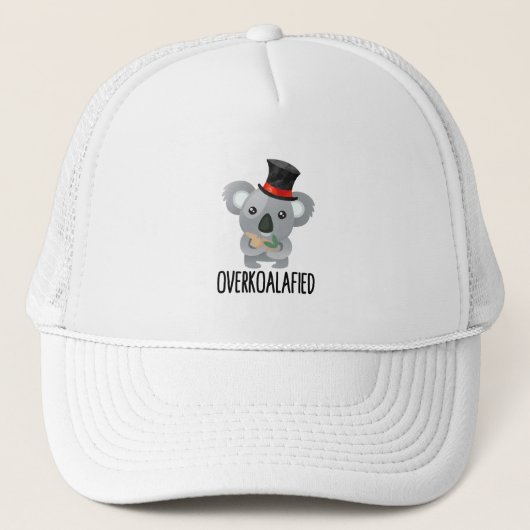 オーバーコアレードプンキュートコアラinトップハット キャップ (正面)