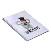 オーバーコアレードプンキュートコアラinトップハット ノートブック (右側)