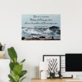 オーバーコマー_プリント ポスター (ホームオフィス)