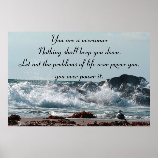 オーバーコマー_プリント ポスター (正面)