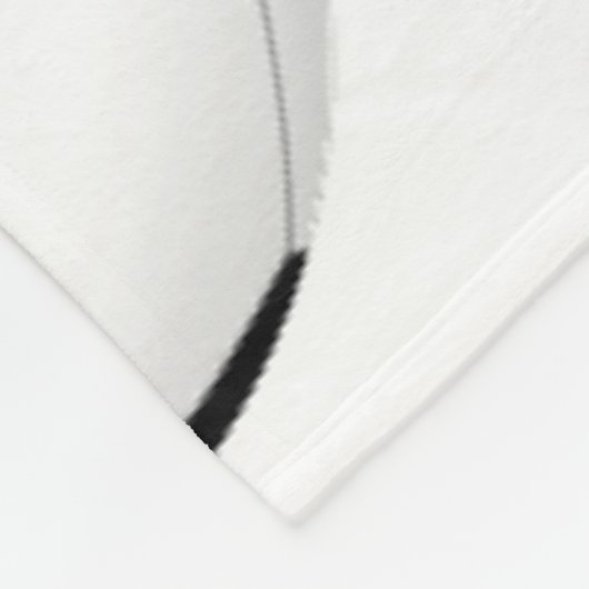 オーバーサイズの赤いブラックサッカーボール競技用デッキ フリースブランケット (角)