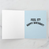 オーバーサイズの8X11大きな猫ハグ誕生日カード カード (内部)