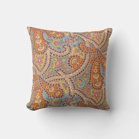 オーバーサイズボヘミアンフローラ装飾用クッション クッション (正面)