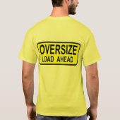 オーバーサイズ荷重 Tシャツ (裏面)