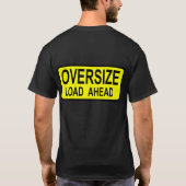 オーバーサイズ荷重 Tシャツ (裏面)