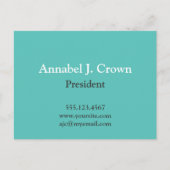 オーバーサイ無地のズティール(緑がかった色)会社のロ伝統的ゴ・ブシン ポストカード (正面)