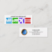 オーバーサカラフルイズ物流モチーフ スキニー名刺 (正面/裏面)