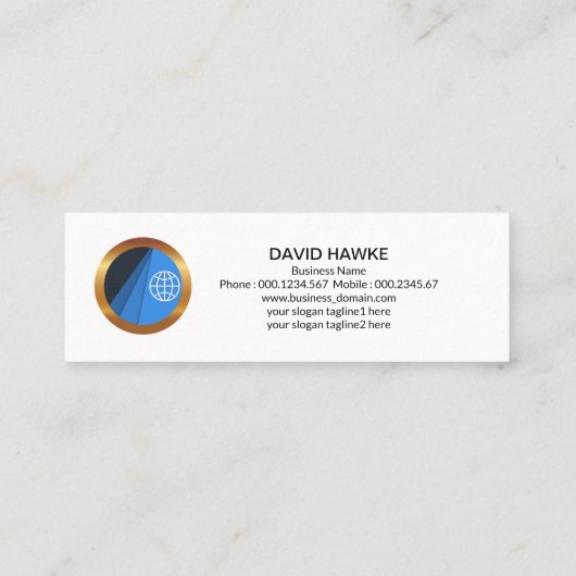 オーバーサカラフルイズ物流モチーフ スキニー名刺 (裏面)