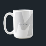 オーバーサモダンイズモノグラムのイニシャル&ネームコーヒー コーヒーマグカップ<br><div class="desc">トレンディースタイリッシュマグは大きなモノグラムのイニシャルと名前をフォントの両側にシンプル特集モダン。こもしこ救済こが必要でカスタマイズす、下のボタンを使ってメッセージを下さい、喜んで嬉しく思い救済ます。</div>