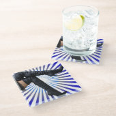 オーバーザニータイハイブーツ – ブルースターバスト ガラスコースター (アングル)