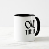 オーバーザヒルおもしろいアールデコ誕生日 マグカップ (正面右)