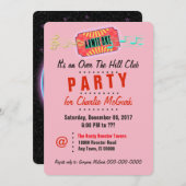 オーバーザヒルクラブパーティの招待状 招待状 (正面/裏面)
