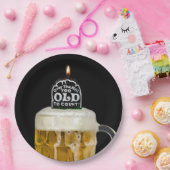 オーバーザヒルトンブストーン誕生日 ペーパープレート (パーティー)