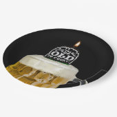 オーバーザヒルトンブストーン誕生日 ペーパープレート (アングル)