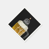 オーバーザヒルトンムストーン誕生日紙プレート スタンダードカクテルナプキン (角)