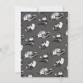 オーバーザヒルポリスコップ誕生日招待状 招待状 (裏面)