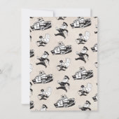 オーバーザヒルポリスコップ誕生日招待状 招待状 (裏面)