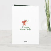 オーバーザヒルマジ大きな猫昼寝 カード (裏面)