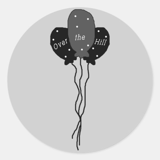 オーバーザヒル誕生日シール ラウンドシール (正面)