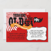 オーバーザヒル誕生日海賊パーティの招待状 招待状 (裏面)