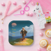 オーバーザヒル誕生日 ペーパープレート (パーティー)