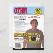 オーバーザヒル50th誕生日招待状 招待状 (正面)