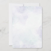 オーバーザムーンウォーター色ベビーシャワー招待状 招待状 (裏面)