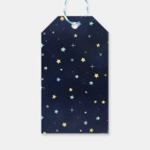 オーバーザムーンエレファントベビーシャワーメッセージカード ギフトタグ (裏面)