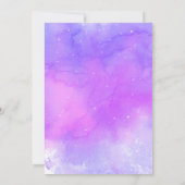 オーバーザムーンドリーミーガールベビーシャワー招待状 招待状 (裏面)