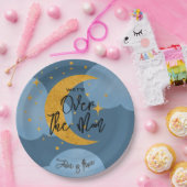 オーバーザムーンファンタジー子供の誕生日 ペーパープレート (パーティー)
