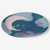 オーバーザムーンファンタジー子供の誕生日 ペーパープレート (アングル)