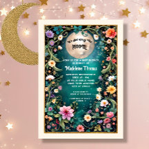 オーバーザムーンフローラナイトピンクの花つる植物女の子